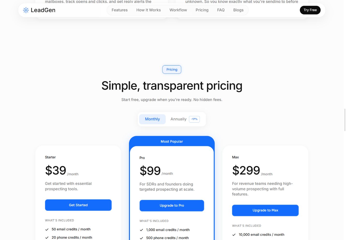 LeadGen Copilot — project demonstration — view 2