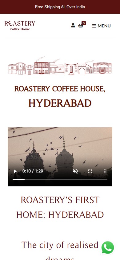Roastery Coffee House — project demonstration