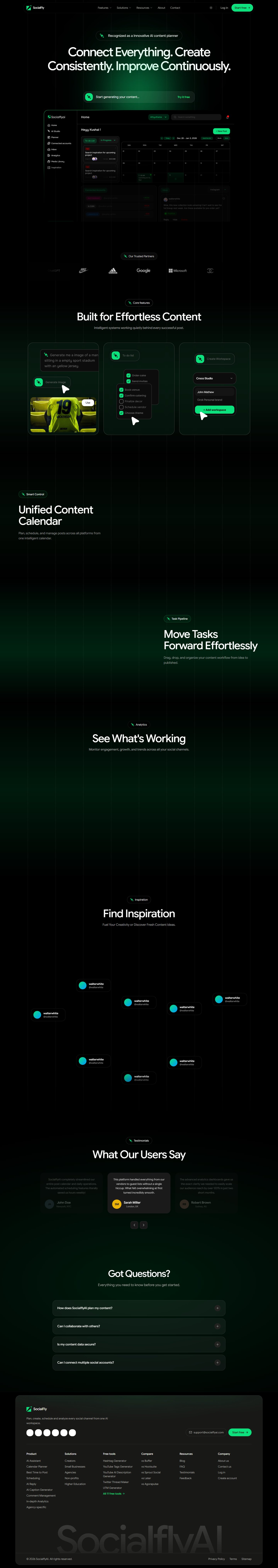 SocialFlyAI — project demonstration