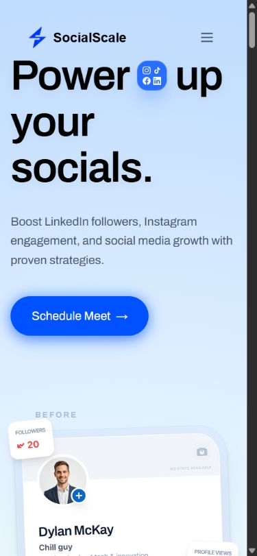 SocialScale — project demonstration